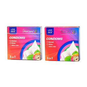 Chinesische Beste Gepunktete Super-Noppen-Kondome Dünnste Verfügbarer Kondome zur Verlängerung - Product Image 1