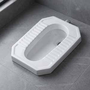 Inodoro de cerámica árabe para montaje en el suelo de la India, inodoro sanitario de cerámica, precio barato, precio de fábrica - Product Image 1
