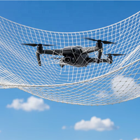 Filet de sécurité anti-drone renforcé et robuste, résistant aux UV, pour clôture de périmètre extérieur