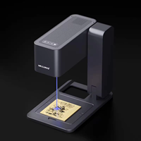 Graveur laser à diode compact DAJA C1 80*80mm, marqueur de bureau portable pour bambou, bois, plastique, cuir, impression de logo personnalisé