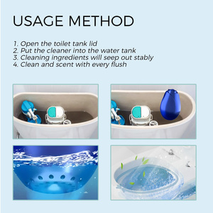 Jue-Fish <strong>Toilet</strong> Cleaner, Household Bathroom <strong>Toilet</strong> Decontamination Descaling Fragrant Clean <strong>Toilet</strong> <strong>Deodorant</strong> Agent - Product Image 6