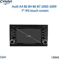 Navegación GPS de Doble DIN con Pantalla de 7 Pulgadas para Audi A4 S4 RS4 2000-2009, Reproductor de DVD Android para Automóvil, Radio