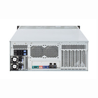 Serveur en rack haute performance 4U24 baies, châssis de stockage IPTV personnalisable, alimentation redondante 1300W, prix bas, Xeon E5 8C 2.4GHz