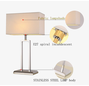 Sang Trọng Hiện Đại Trang Trí Khách Sạn Led <span class=keywords><strong>CC</strong></span> Bàn Đèn Giữa Thế Kỷ Đương Đại Và Hiện Đại Đèn Bàn - Product Image 2