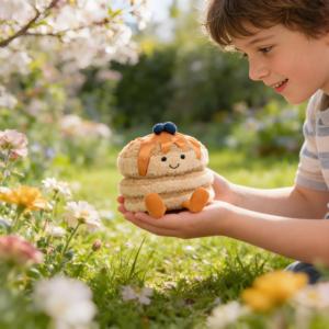 Jelly Cat 2026 Nuovo Peluche Amuseables Fran Pancakes, Simpatico Giocattolo a Forma di Cibo della Serie Amuseables, Bambole Morbide, Regalo Perfetto per <span class=keywords><strong>Compleanni</strong></span> e Festività - Product Image 6