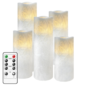 Cao cấp <span class=keywords><strong>LED</strong></span> Hàng Mã nến biểu tượng tùy chỉnh thực vật liệu sáp lượn sóng bề mặt mới nhất thiết kế trang trí nội thất quà tặng cho Halloween Diwali - Product Image 1