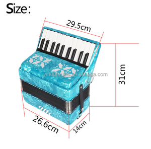 Großhandel Professional 22 Key 8 Bass Akkordeon Diatonic Conformation Excellent Performance Instrument - Product Image 3