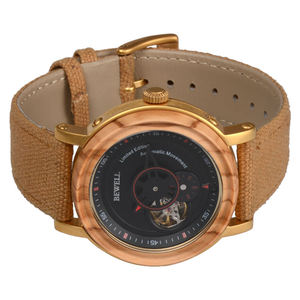 Nuevo Reloj Mecánico de Madera para Hombre, Movimiento Automático Seagull, Reloj Deportivo de Cuarzo con Fondo de Caja Visible, Reloj de Madera - Product Image 6