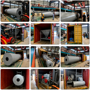 Ligne de production de briquettes de biomasse à base de coques de noix de coco, machine d'extrusion à vis, machine de fabrication de charbon de bois, four de carbonisation - Product Image 6