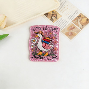 Powdered acrylic flat-back animal English healthcare series patch DIY pull-tab <b>name</b> <b>tag</b> accessory decorative patch - Product Image 6