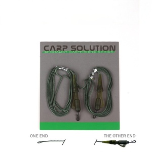 Châu Âu Mồi Câu Cá Giàn Khoan Máy bay trực thăng thiết lập với 100cm 45lb lãnh đạo dòng và Inline chì Trọng lượng cho dưới câu cá - Product Image 5