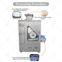 Machine à couper les boules de pâte en acier inoxydable MY 800g, diviseur de pâte pour pains à burger, rondeuruseuse pour boulangerie