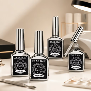 Kit de base coat et top coat en caoutchouc ZYZC sans résidu pour ongles fins, gel UV à retirer par trempage - Product Image 3