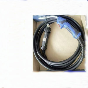 Antorchas de soldadura de cuello de cisne de cobre con protección de gas, personalizadas <span class=keywords><strong>para</strong></span> Europa, 220A, 3m/4m/5m, ANNUO Bolt War Gun - Product Image 1