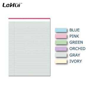 Pacchetto personalizzato in stile 2025 50 fogli di blocco legale assortito riciclato 8.5x11.75 lettera formato carta con Logo stampato per i regali - Product Image 3