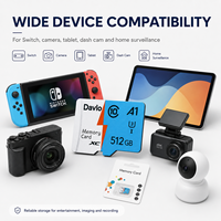 Carte mémoire TF haute vitesse 128 Go pour caméra de surveillance, téléphone, certifiée CE RoHS FCC, OEM ODM, vente en gros, directement de l'usine