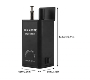 Moteur <span class=keywords><strong>de</strong></span> rôtissoire réglable DC 3-12V pour <span class=keywords><strong>barbecue</strong></span>, <span class=keywords><strong>accessoire</strong></span> <span class=keywords><strong>de</strong></span> cuisson extérieur en métal résistant à la corrosion - Product Image 3