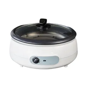 Hot Sale Multi guna Rumah Tangga Cerdas putih 1200w panci listrik Stainless Hot Pot Cooker dengan lapisan Non-Stick - Product Image 1
