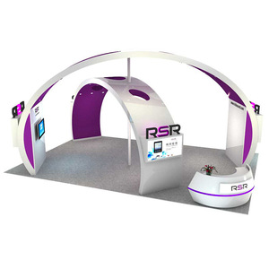 Stand de Exhibición Modular Cs de 10m X 12m X 6m, Estructura de Aleación de Aluminio, Instalación Rápida, Rectangular, Blanco - Product Image 3