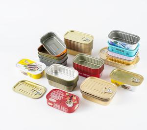 Boîtes en Aluminium pour Petites Conserves, Sardines, Viande – Emballage Métallique Deux Pièces en Fer Blanc, Peut Être Rempli <span class=keywords><strong>de</strong></span> Sauce, Sardines - Product Image 5