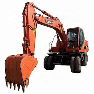 Hot Selling Used <b>Excavator</b> Doosann DH150W-7 15 Tons Secondhand Hydraulic <b>Wheel</b> Digger DH210W-7 High Quality - Product Image 1
