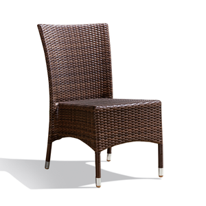 Silla de Comedor Lateral de Mimbre <span class=keywords><strong>Sintético</strong></span> para Jardín, Patio, Restaurante, <span class=keywords><strong>Muebles</strong></span> de Exterior a Precio Económico - Product Image 3