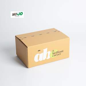 नीले नालीदार कार्डबोर्ड शिपिंग बॉक्स जिपर स्पंज लाइनर प्रकार के साथ भ्रूण कागज उपहार पैकेजिंग नालीदार मेलर बॉक्स - Product Image 3