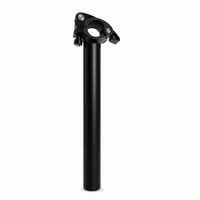 Custom Sand Black D-AL-001 Single Straight Extension Tube In-Line Handlebar Stem Riser untuk Sepeda Lipat E-Bike OEM ODM