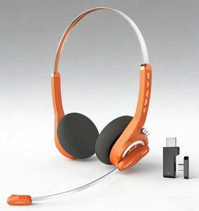 Casques d'ordinateur <span class=keywords><strong>USB</strong></span> GH02, écouteurs de bureau avec microphone, casques de centre d'appels, casques <span class=keywords><strong>sans</strong></span> <span class=keywords><strong>fil</strong></span> 2.4G <span class=keywords><strong>pour</strong></span> ordinateur portable, <span class=keywords><strong>PC</strong></span>, maison, jeux - Product Image 2