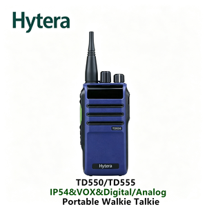 วิทยุสื่อสาร Hytera TD550 TD555 สำหรับการป้องกันทางรถไฟ พร้อมระบบเปิดใช้งานด้วยเสียง วิทยุสื่อสารสองทางสำหรับการใช้งานทางรถไฟระยะไกล - Product Image 3