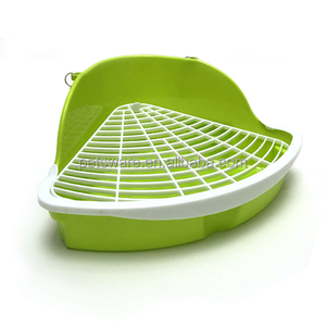 Inodoro de arena triangular de animales pequeños <span class=keywords><strong>para</strong></span> conejos y roedores - Product Image 3