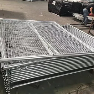 Hot Sale Pvc 8x10 Baustelle Mobile Chain Link Temp Metallzaun Panels Gate Zum Verkauf Kanada