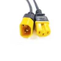 Cable de Extensión de Alimentación con Certificación CCC VDE SAA, de C14 a C15, con Cubierta de Goma