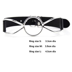 Bdsm mordaça de boca aberta, mordaça de metal para brincar sexual adulto - Product Image 6