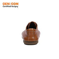 Chaussures décontractées pour hommes, style britannique rétro, à lacets, semelle souple, peintes à la main, vente en gros d'usine