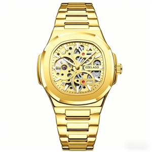 Reloj Automático de Lujo Aps para Hombre, Mecánico, Tourbillon, Esqueleto, Luminoso, Resistente al Agua, de Acero Inoxidable, Jacob - Product Image 2