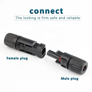 Solar Panel Connector 1500V Waterproof Mc 4 Connector Solar Male Female Conector For Solar Energy Systems