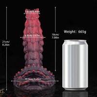 Silicona líquida Fantasy Alien Tentacle Dildo G Spot Dispositivo de masturbación femenina Enorme Big Monster Dildo para Mujeres Hombres Parejas