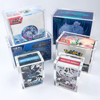 Boîte de présentation en acrylique pour cartes PTCG, boîte de boosters ETB, SPC, UPC, protection de cartes pour boîte de boosters Pokémon TCG