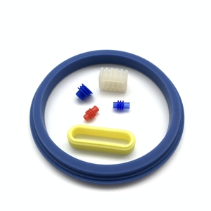 Tùy chỉnh EPDM SBR NBR cao su Cáp grommets tự động dây Gasket con dấu Silicone cao su máy giặt grommets cắm chủ phẳng con dấu - Product Image 5