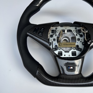 CCExcellent, suministro de <span class=keywords><strong>f</strong></span>ábrica personalizado para BMW E60 E63, volante de cuero perforado con modelo <span class=keywords><strong>Macan</strong></span> de fibra de carbono Real - Product Image 5