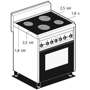 เตาไฟฟ้ามืออาชีพ AFP/CFC4-8ET - Product Image 2