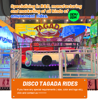 Vendita a basso prezzo di attrazioni del parco divertimenti, giradischi giochi Tagada parco divertimenti attrezzature Disco Tagada