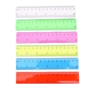 Reglas Transparentes <span class=keywords><strong>de</strong></span> Plástico <span class=keywords><strong>de</strong></span> 15 <span class=keywords><strong>cm</strong></span> Más Vendidas con Impresión a Doble Cara en Pulgadas <span class=keywords><strong>y</strong></span> Centímetros, Reglas Promocionales con Logotipo Personalizado - Product Image 4