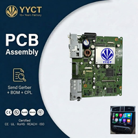 Servicio integral de ensamblaje de PCB para unidades centrales de navegación de DVD para automóviles OEM, servicio personalizado de PCBA para sistemas de infoentretenimiento para automóviles