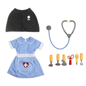 Costume da Dottore <span class=keywords><strong>per</strong></span> Bambini in Offerta, Set <span class=keywords><strong>per</strong></span> Travestimento Ecologico <span class=keywords><strong>per</strong></span> Halloween, Ispirato a <span class=keywords><strong>Film</strong></span> e Serie TV, <span class=keywords><strong>per</strong></span> Bambine - Product Image 3