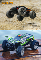 HOSHI N416 1:16 4WD Buggy RC haute vitesse 36 km/h, Monster Truck télécommandé tout-terrain, Crawler de loisir pour adultes, 1/2/3 batteries