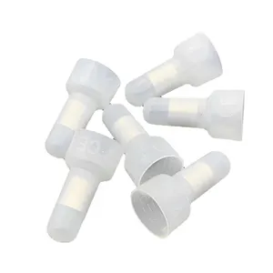 Quick Splice Wire Connector Nylon Pa66 Electrical Wire Joint Closed-end Wire Terminal Connectors With Copper Tube