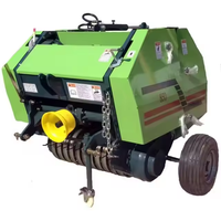 Empacadora de Heno Portátil Modelo 850 870, Accionada por Tractor, Equipo para Empacar Paja, Hierba y Ensilaje, Empacadora Agrícola de Alto Rendimiento