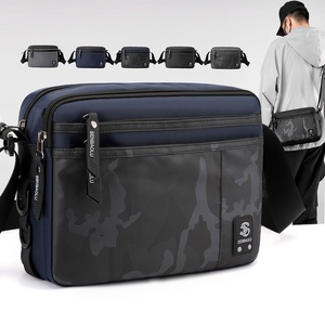 Cross-border Large-Capacity <b>Crossbody</b> Shoulder <b>Bag</b> for <b>Men</b> Fashionable Horizontal Business Casual Nylon Fabric Commuter Super - Product Image 3